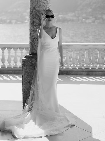 Bride at destination wedding